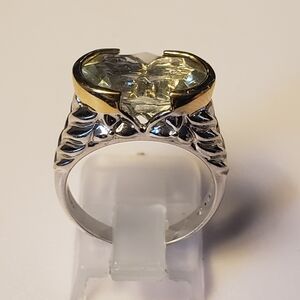 Victoria Wieck  Green Prasiolite Ring